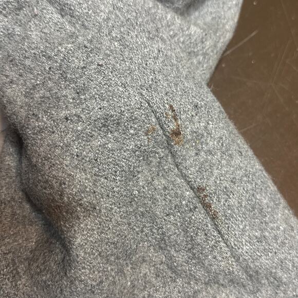 Vintage 1960s Wool Bomber Jacket Men’s L 42-44 Gray Red Lining Sherpa USA Made - Picture 15 of 16